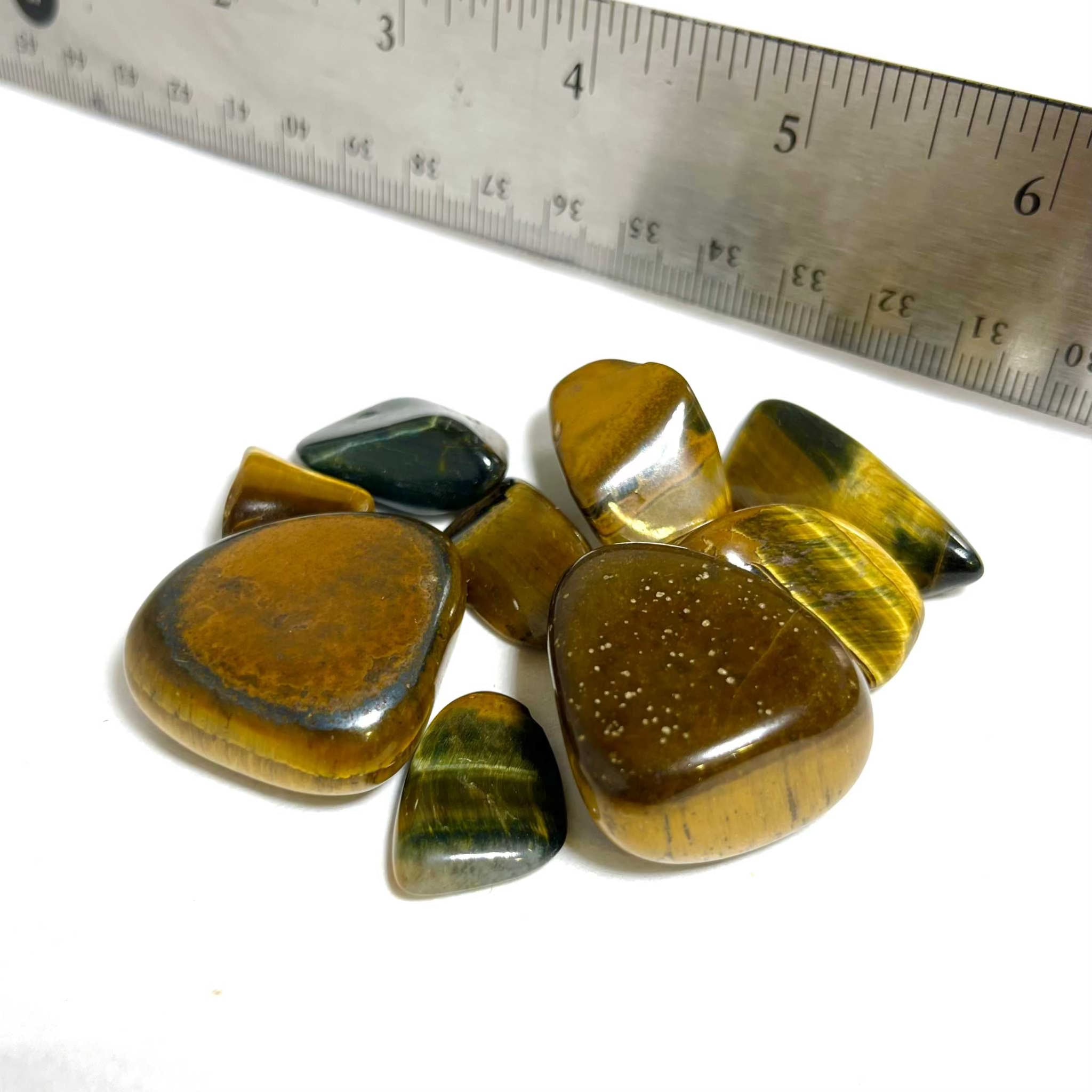 Tiger Eye Tumbled Pocket Stone