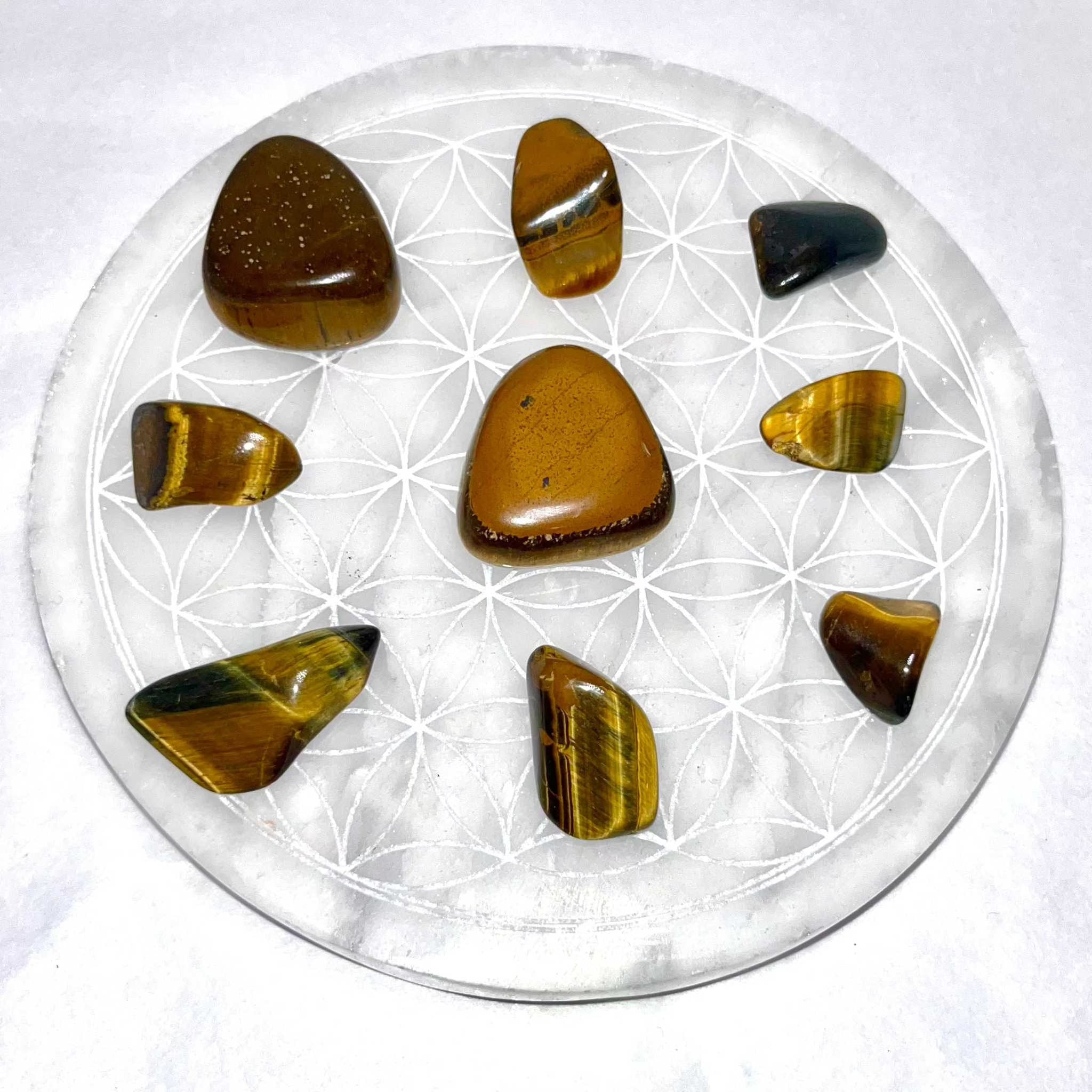Tiger Eye Tumbled Pocket Stone
