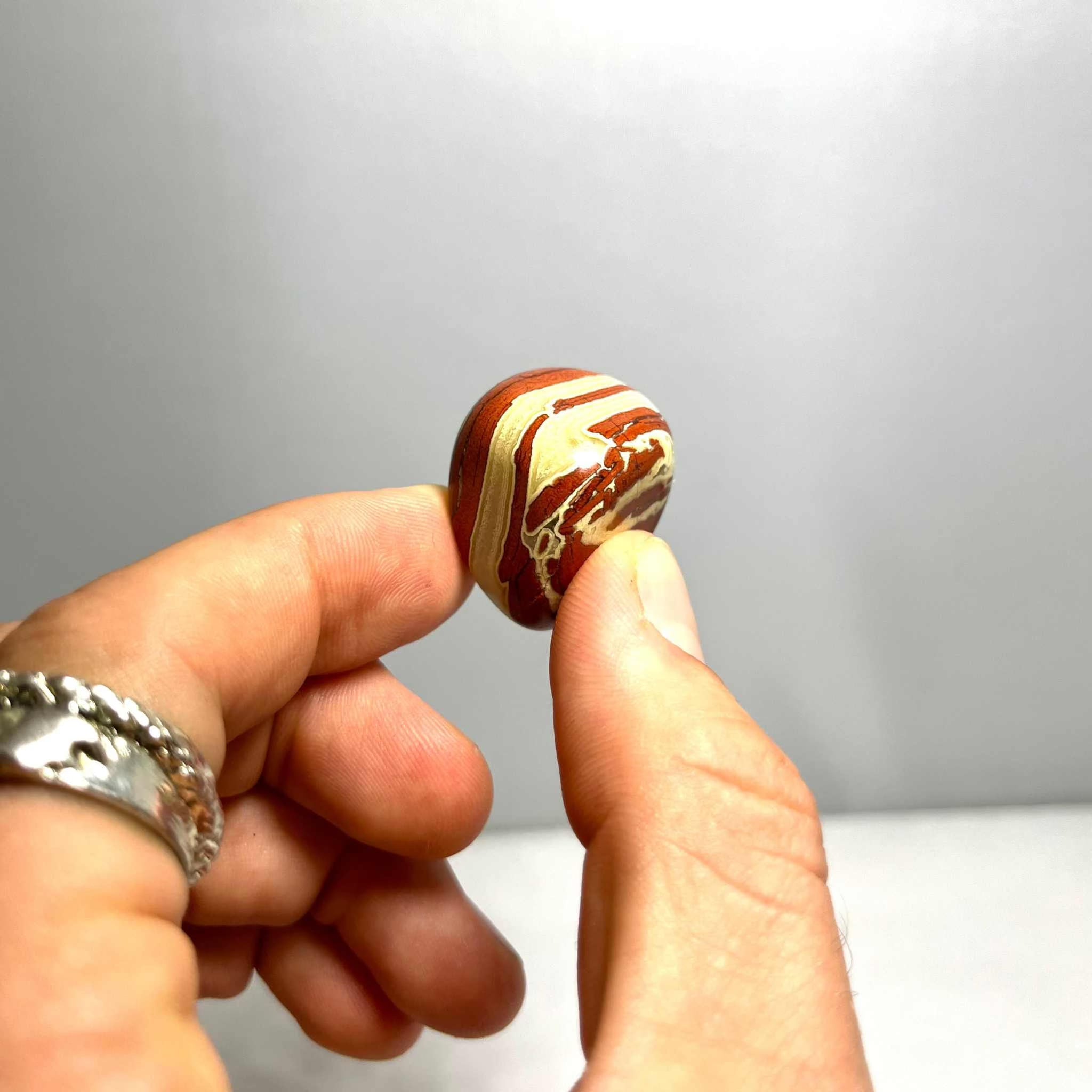 Red Jasper Tumbled Pocket Stone