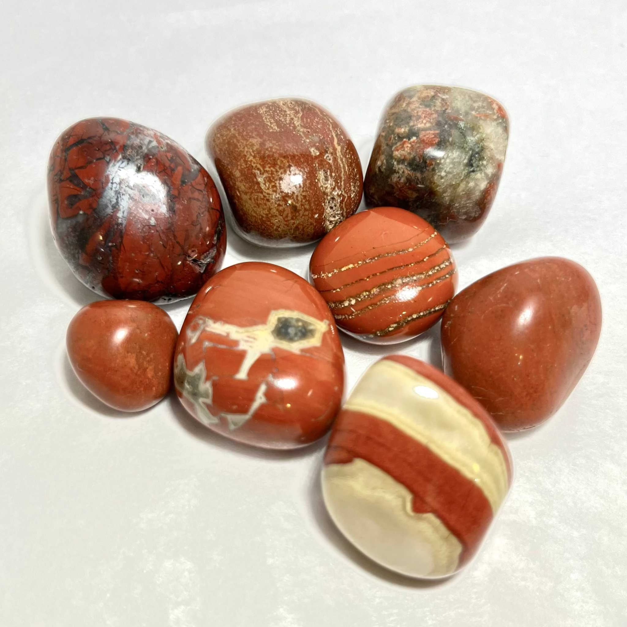 Red Jasper Tumbled Pocket Stone