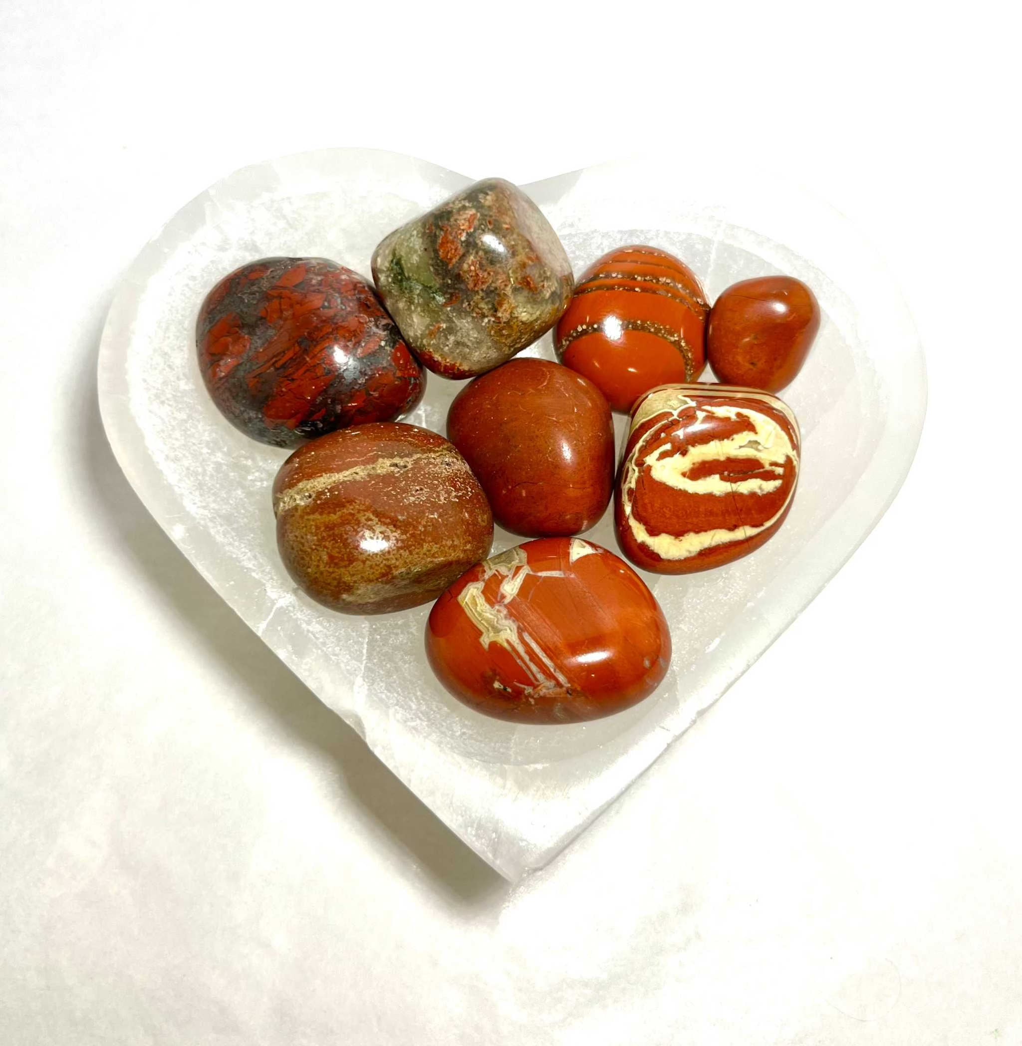 Red Jasper Tumbled Pocket Stone