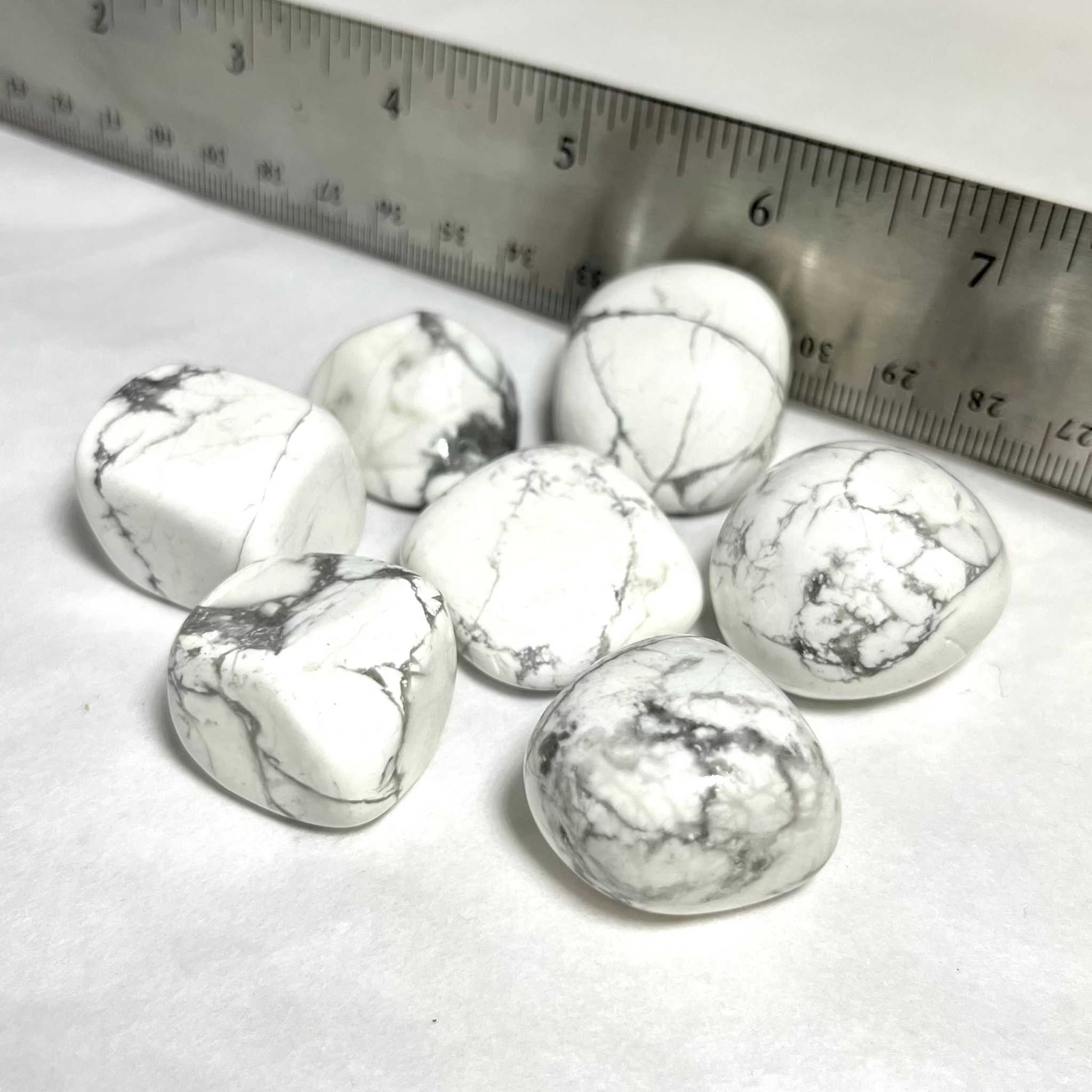 White Howlite Tumbled Stone