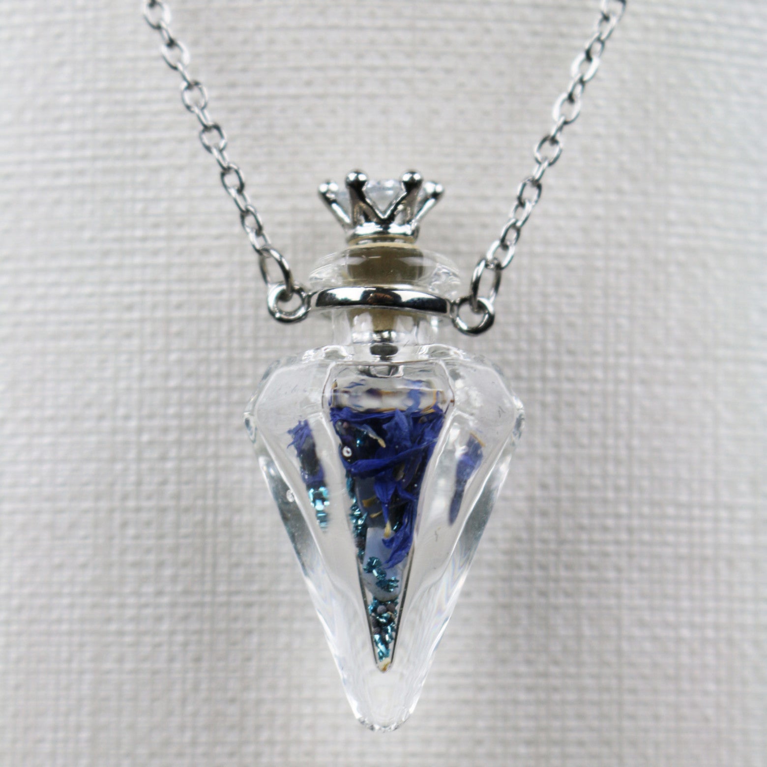 Glass Spell Bottle Necklace