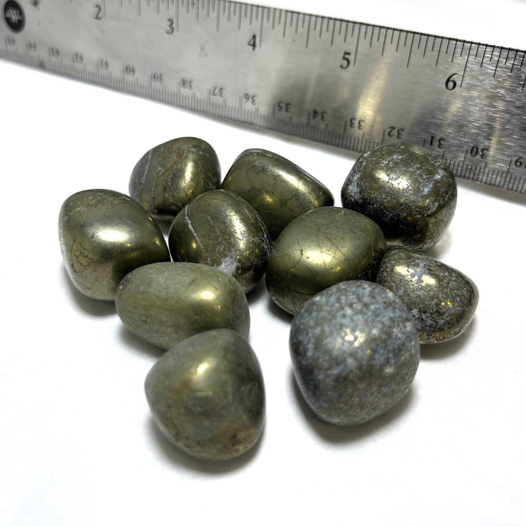 Pyrite Tumbled Stone