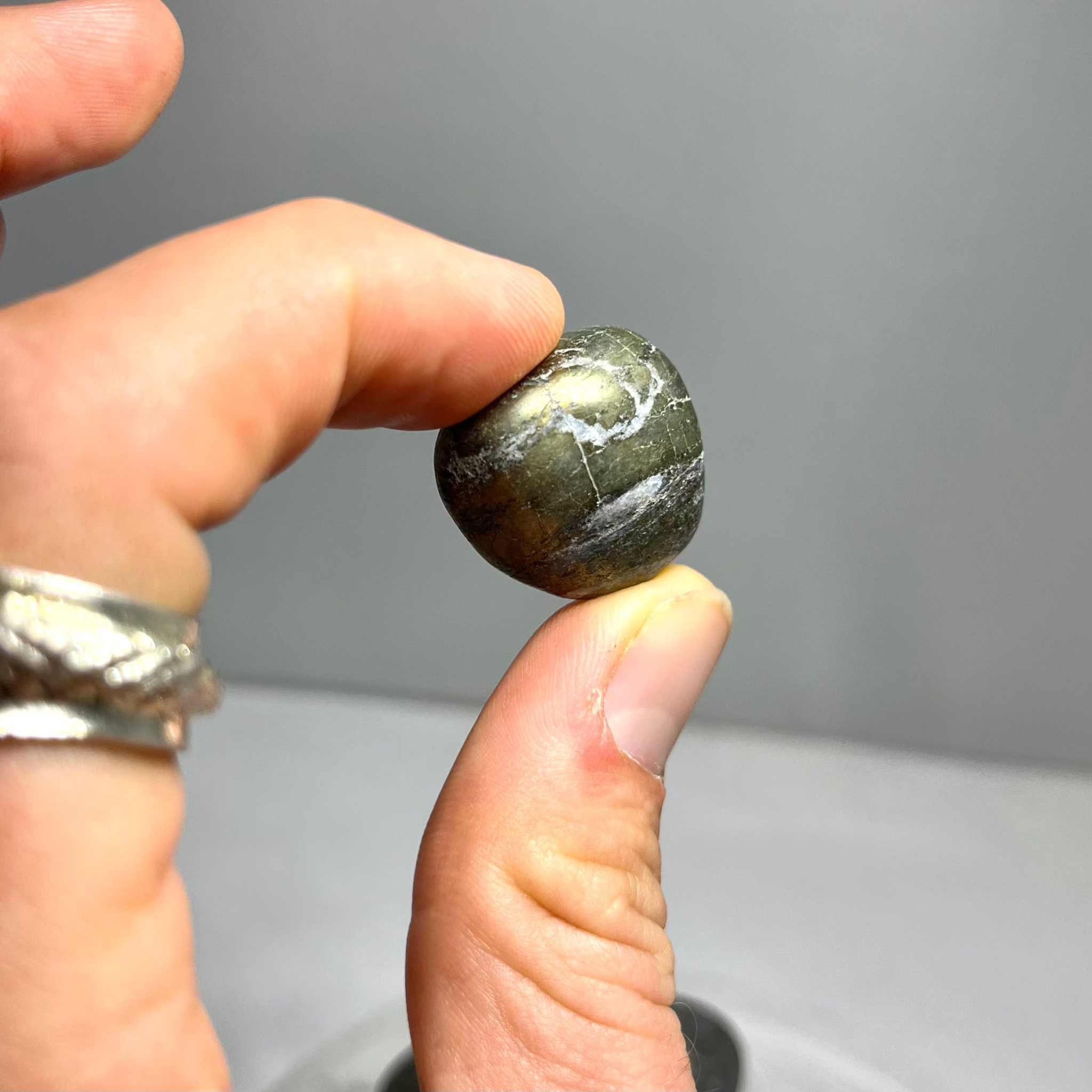 Pyrite Tumbled Stone