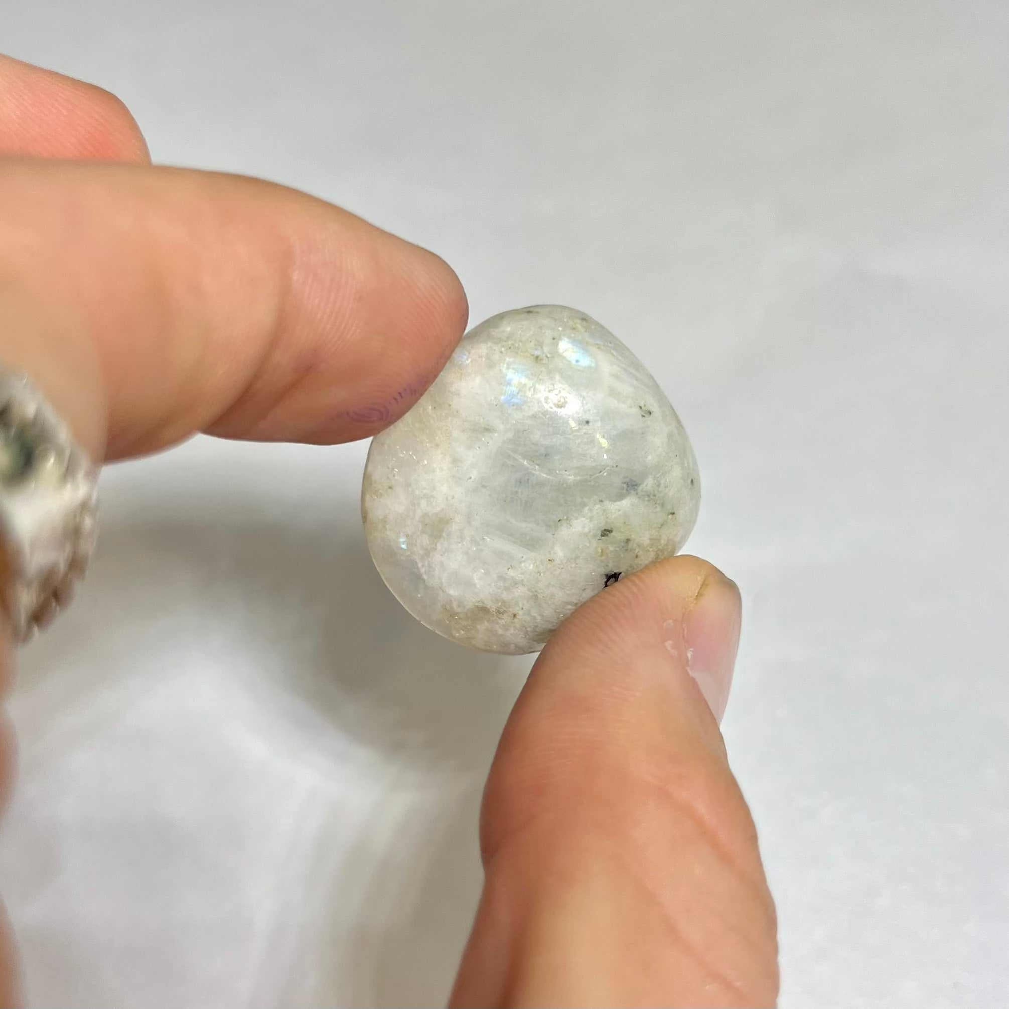Rainbow Moonstone Tumbled Stone