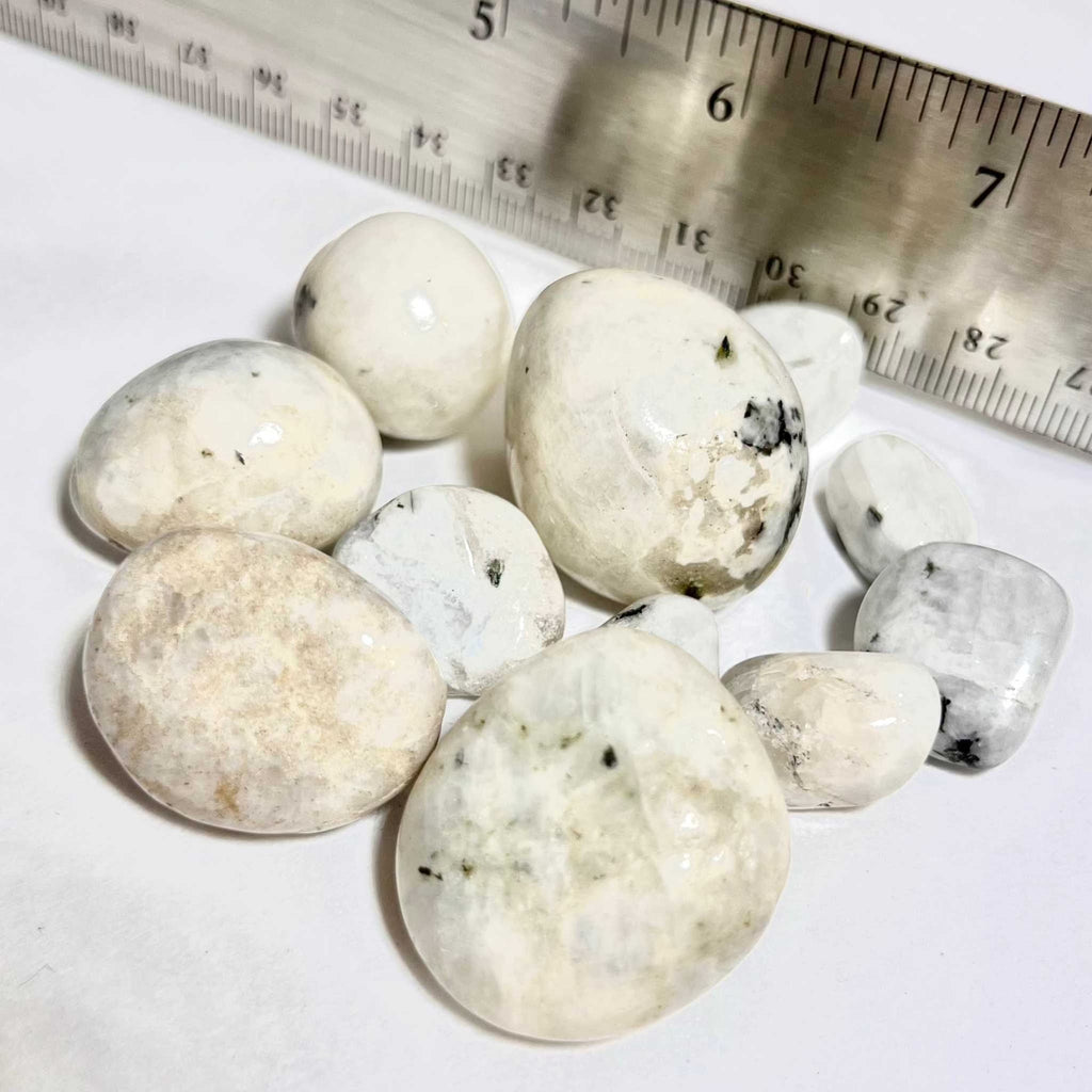 Rainbow Moonstone Tumbled Stone