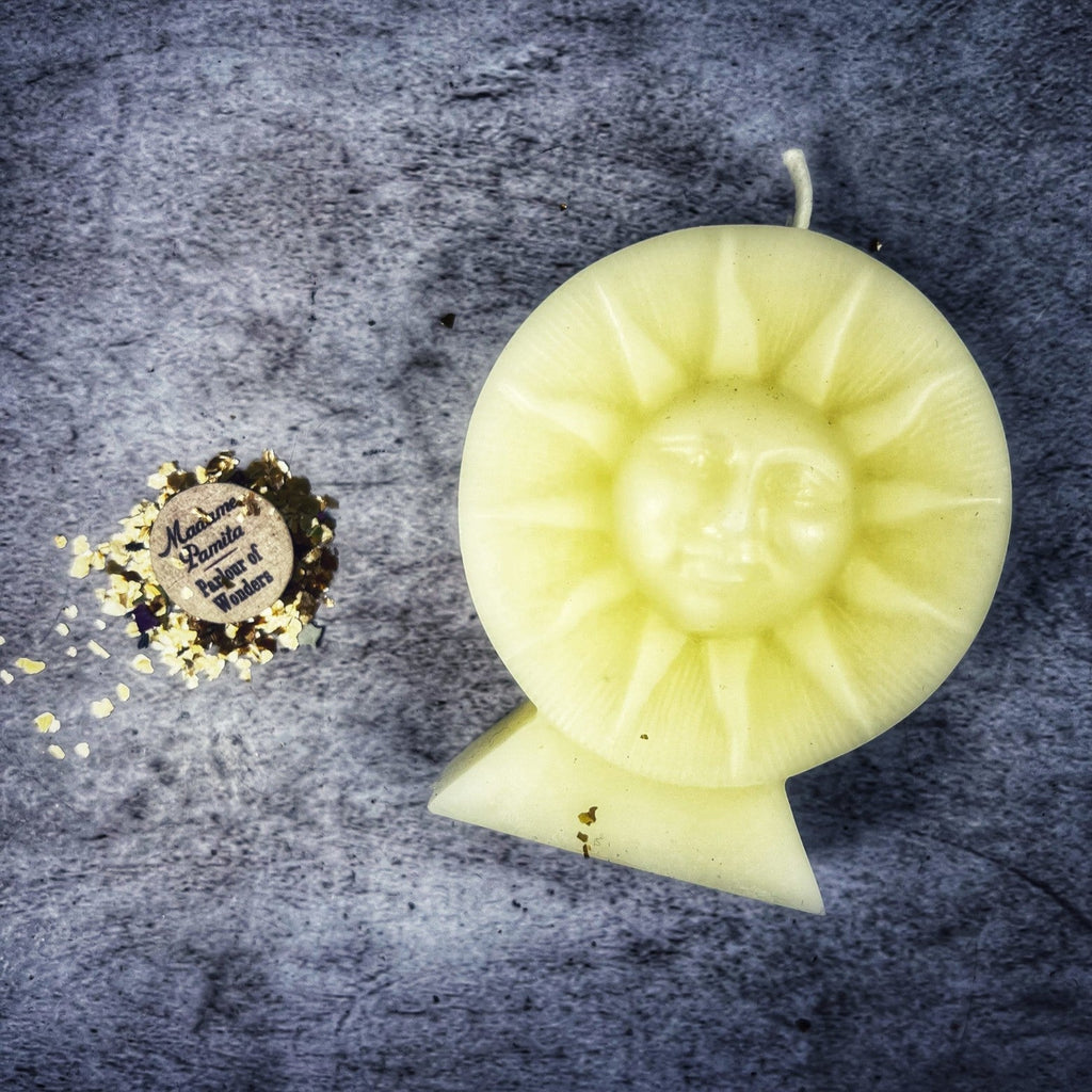 Beeswax Shining Sun Spell Candle