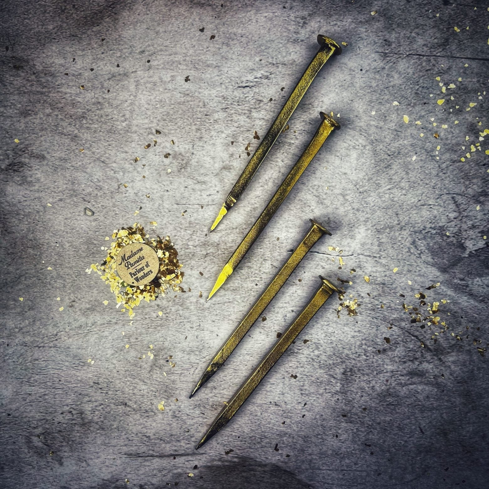 5" Forged Brass Nails