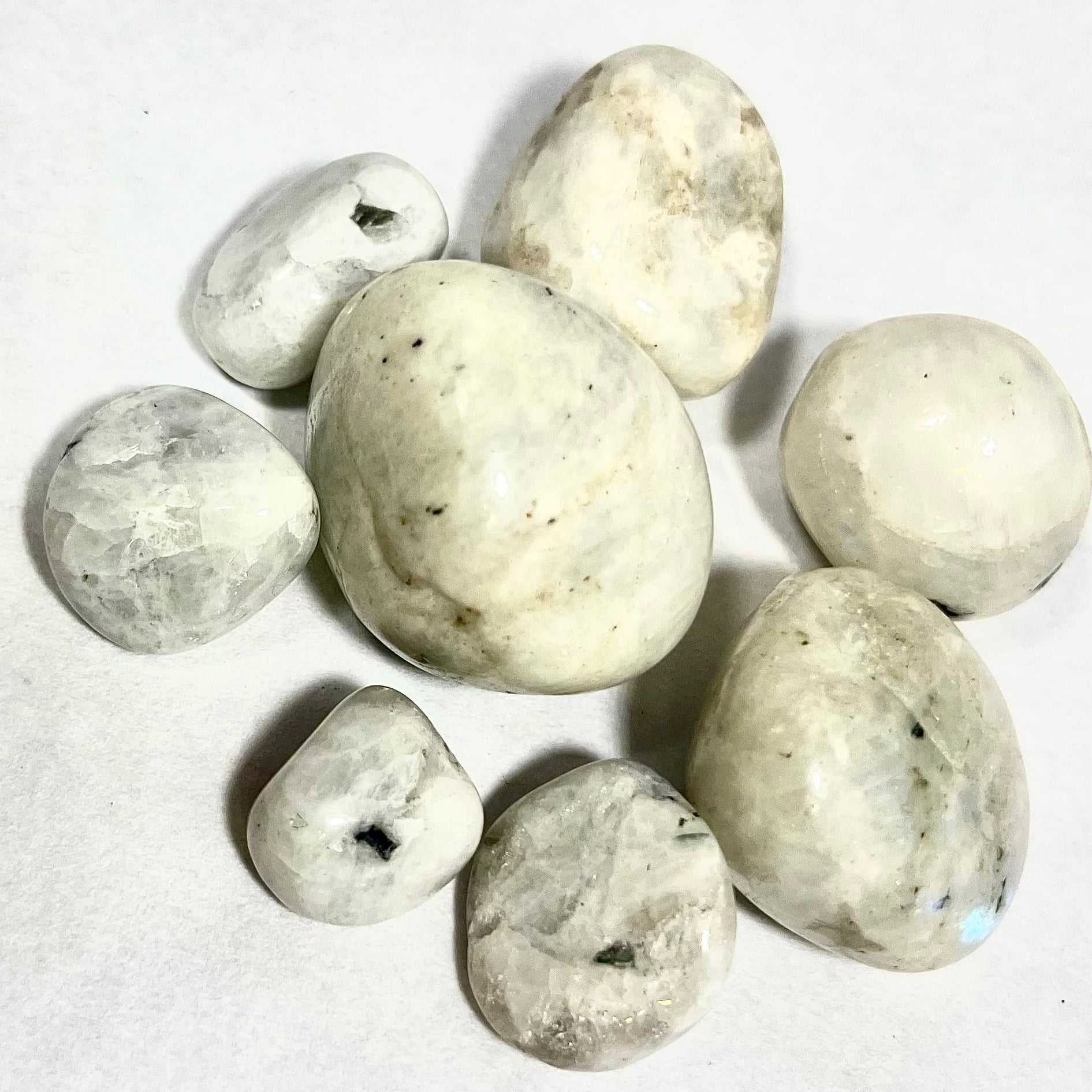 Rainbow Moonstone Tumbled Stone