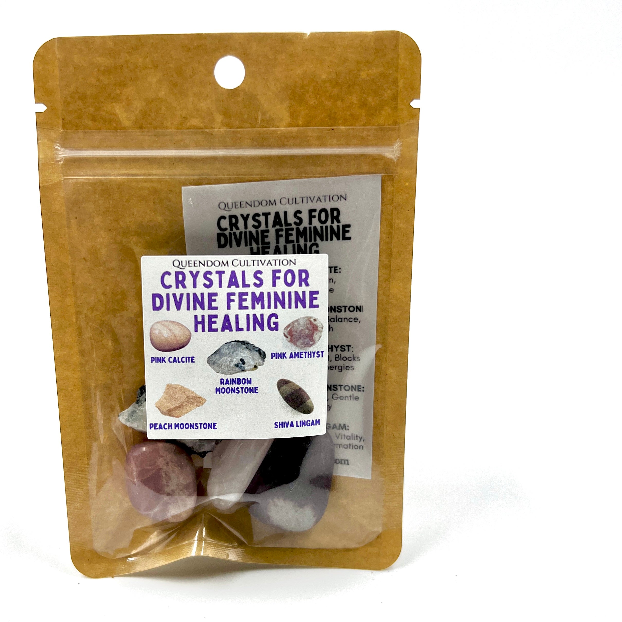 Crystal Set for Divine Feminine Healing