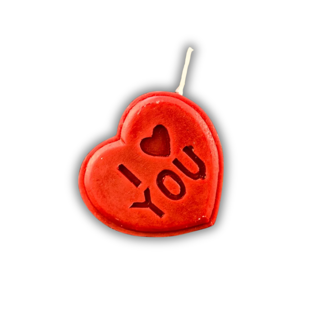Beeswax I Love You Spell Candle - Sweet Romance Magic