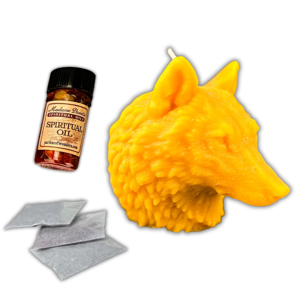 Leader of the Pack Wolf Candle Spell Kit - Leadership & Intuition Magic