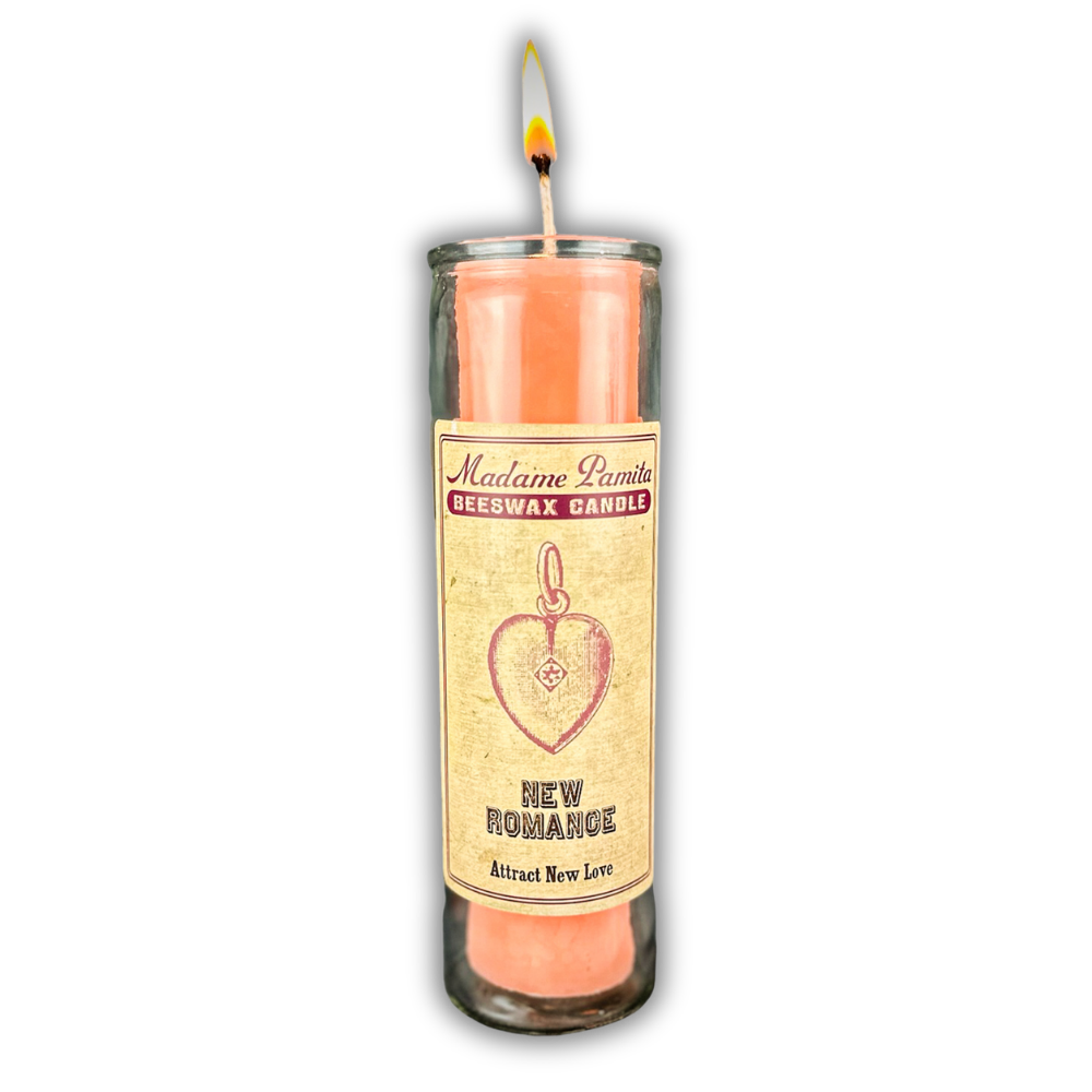 New Romance Beeswax Vigil Spell Candle - Easy Love Spell That Works