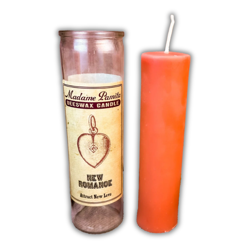 New Romance Beeswax Vigil Spell Candle - Easy Love Spell That Works