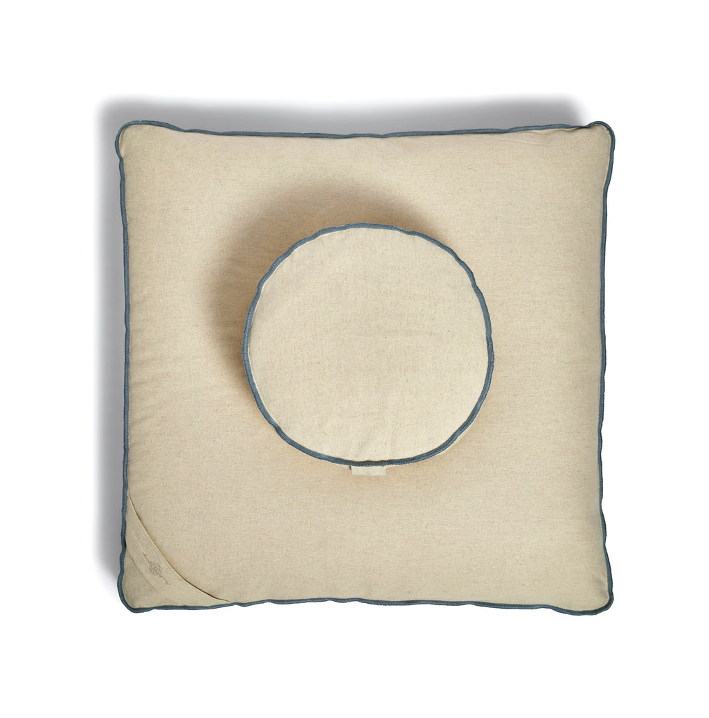 Organic Meditation Cushion Set - dune