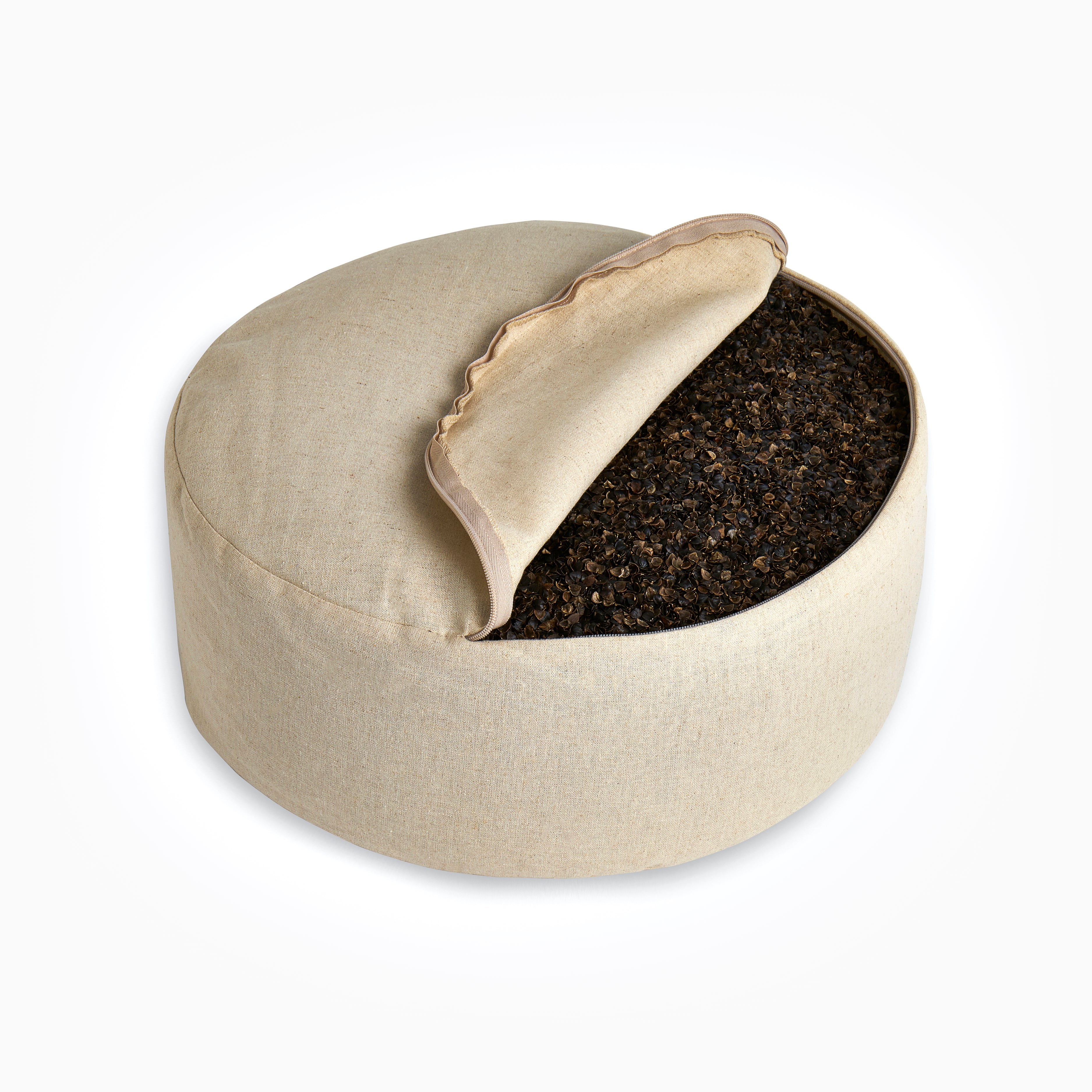 Organic Meditation Cushion Set - pebble