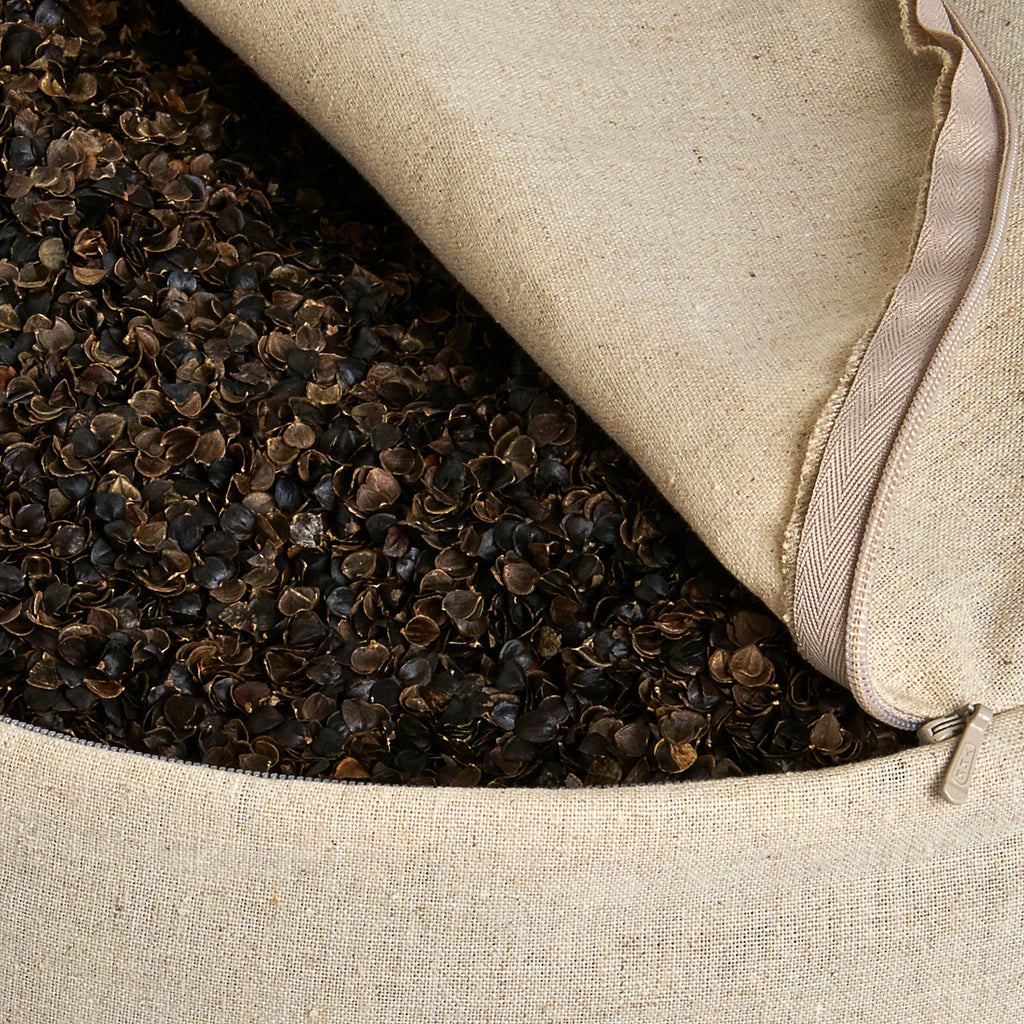 Organic Meditation Cushion Set - pebble
