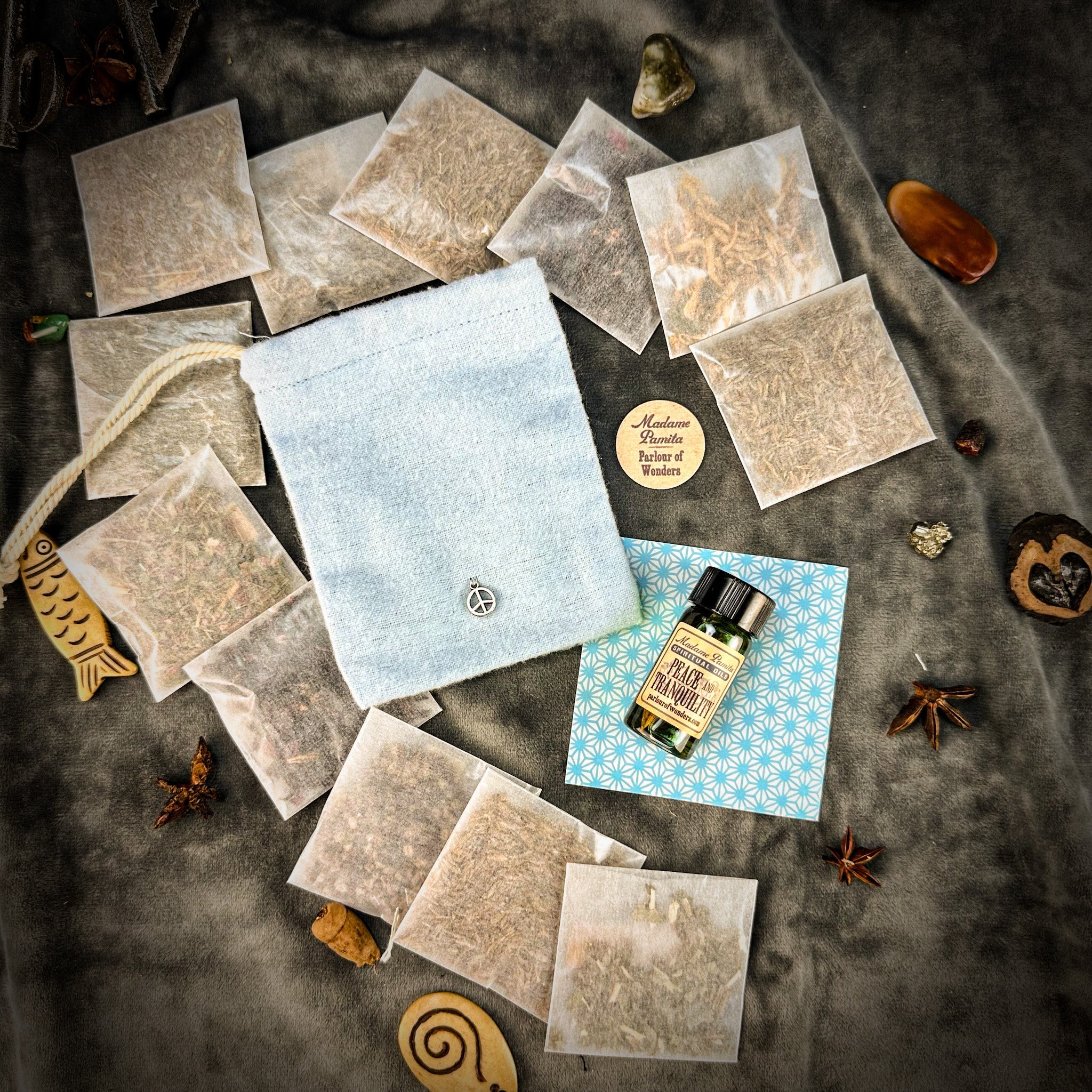 Peace & Tranquility Mojo Bag Kit - Triple Strength