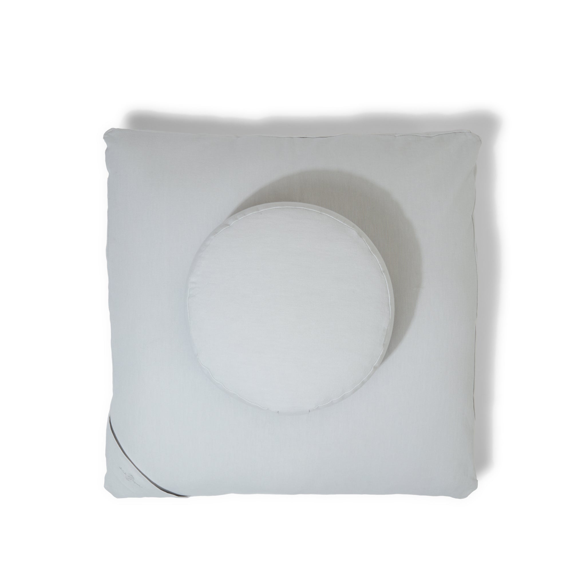 Organic Meditation Cushion Set - pebble