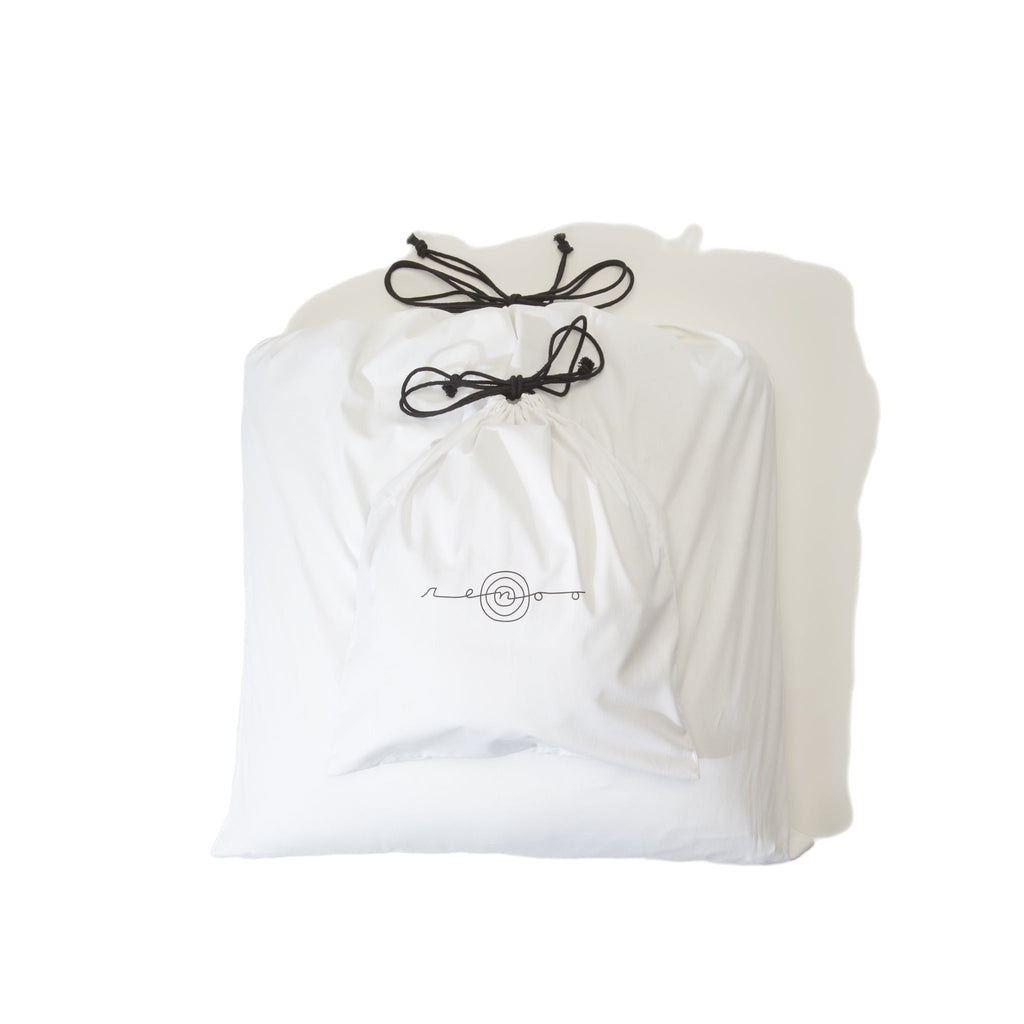 Organic Meditation Cushion Set - pebble