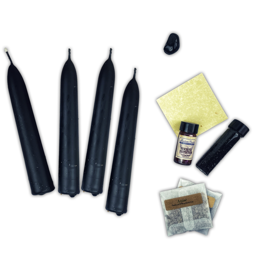 Protection Candle Spell Kit Booster Pack