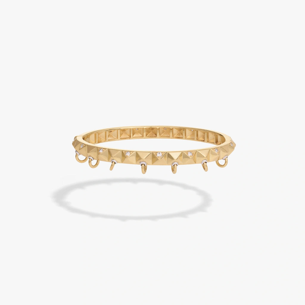 Sapphire Armor Hinge Cuff