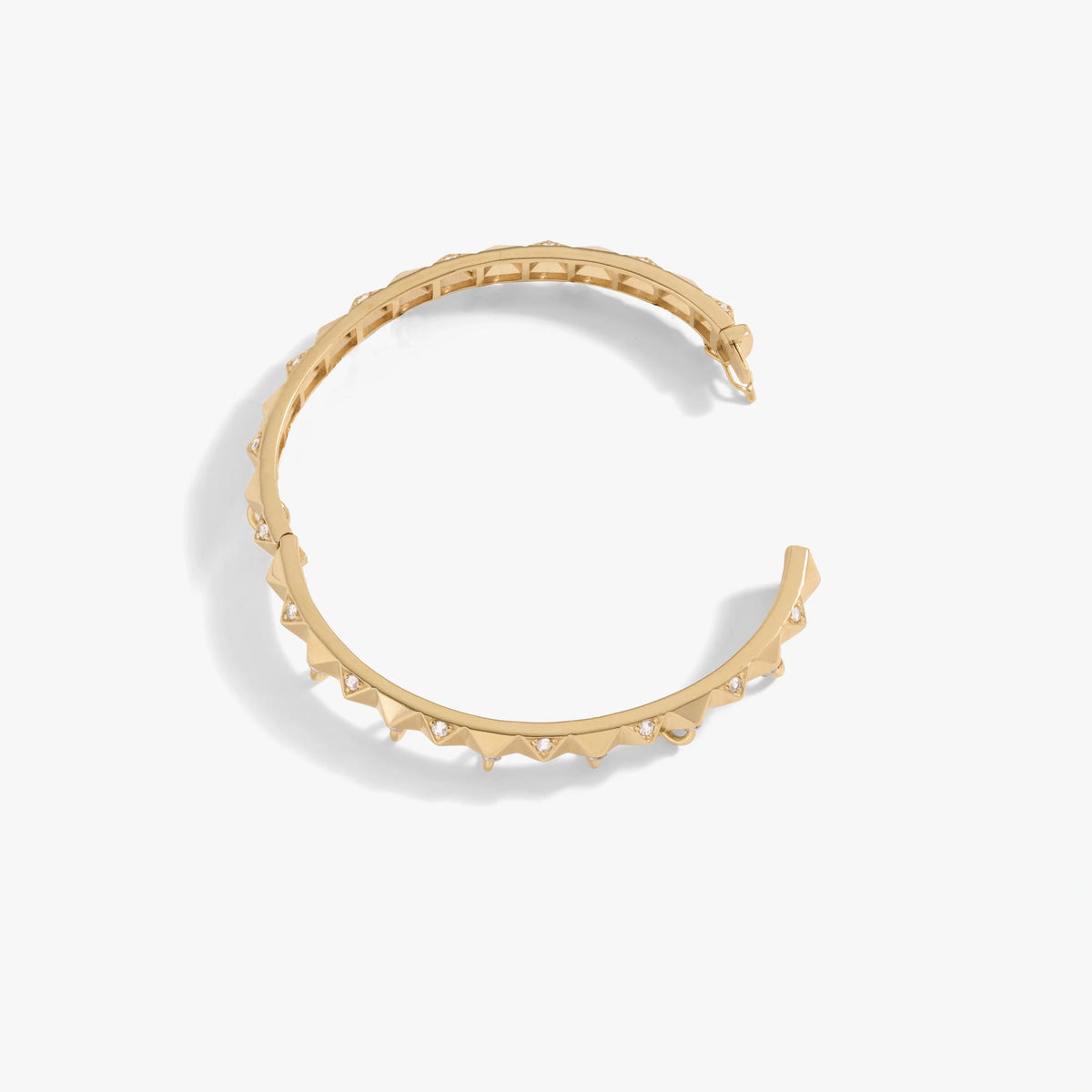 Sapphire Armor Hinge Cuff