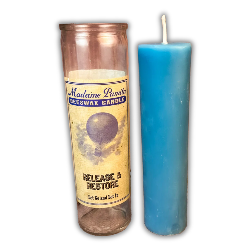 Release and Restore Beeswax Vigil Spell Candle - Renew & Let Go