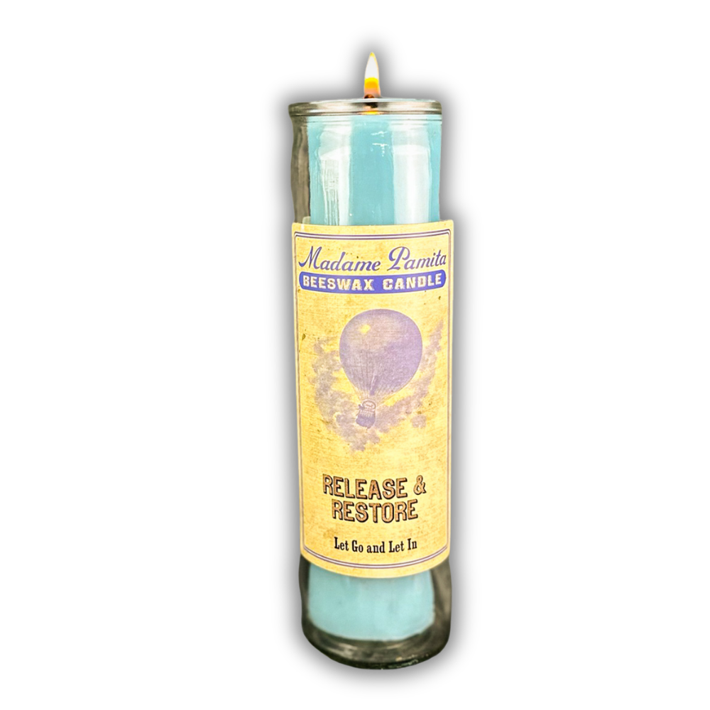 Release and Restore Beeswax Vigil Spell Candle - Renew & Let Go