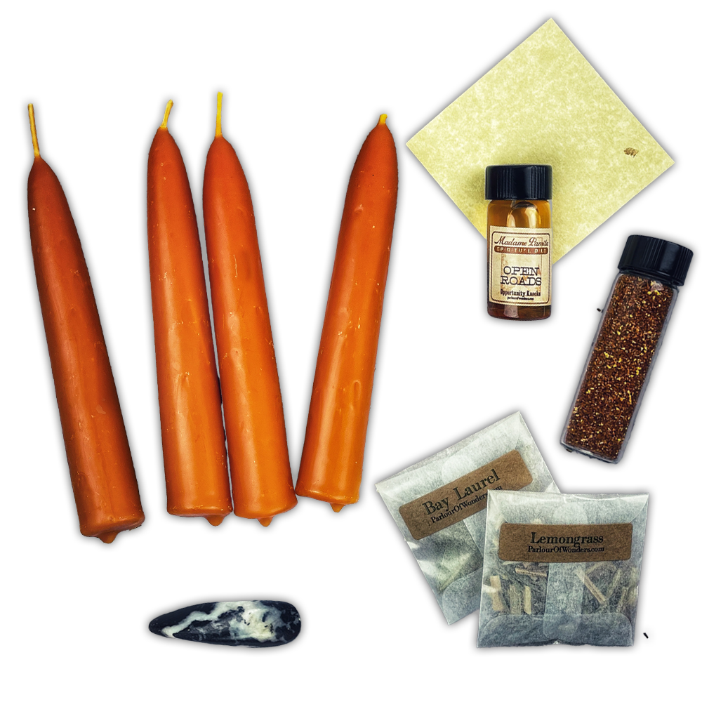 Road Opener Candle Spell Kit Booster Pack