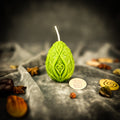 Beeswax Sertse Heart Pysanka Spell Candle - Love & Emotional Healing