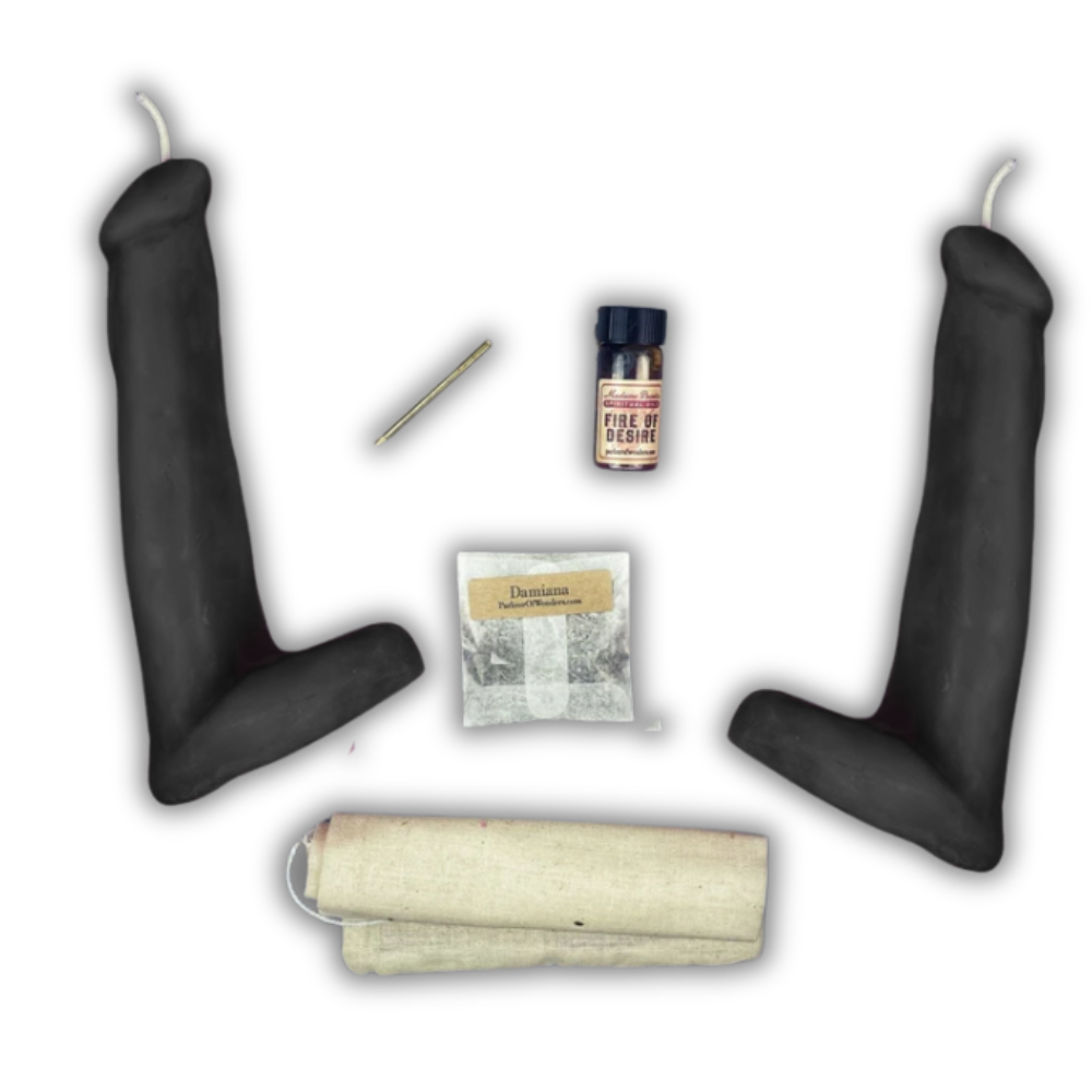 Sex Magick Candle Spell Kit - Phallus/Phallus