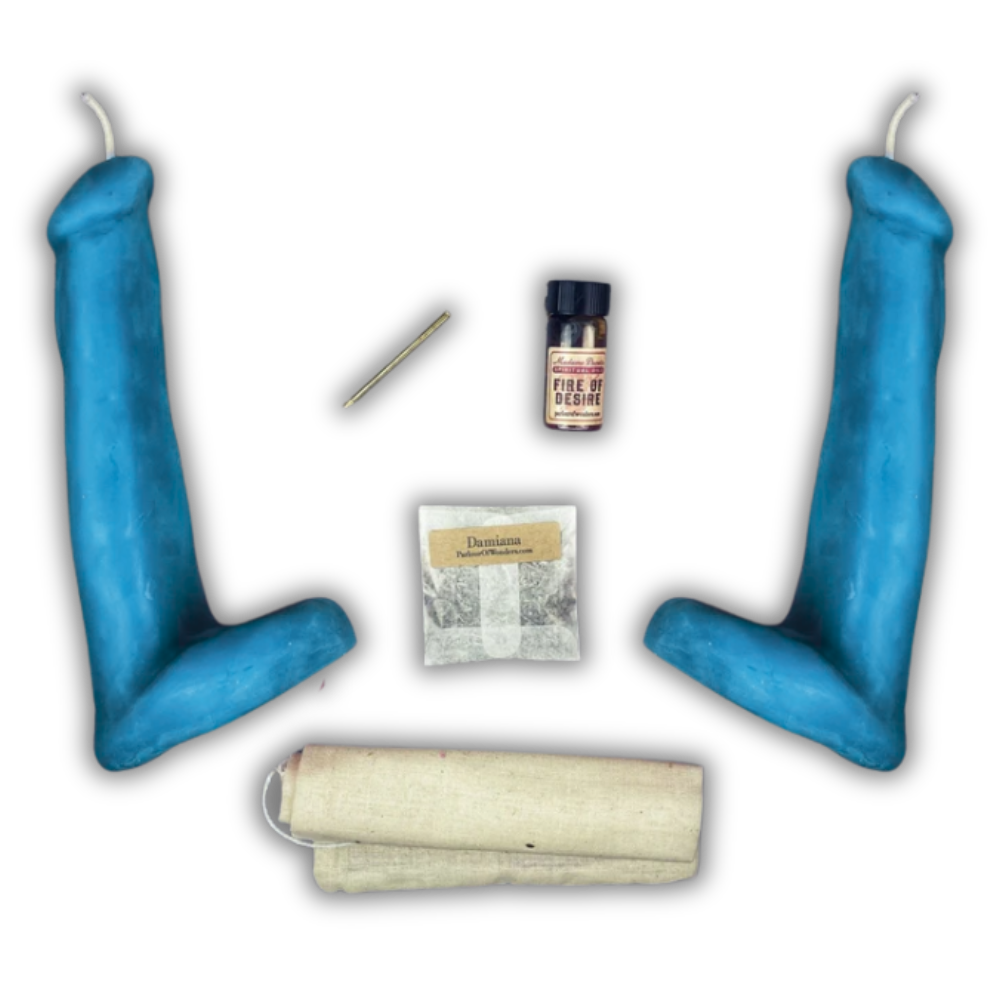 Sex Magick Candle Spell Kit - Phallus/Phallus