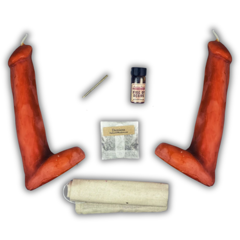 Sex Magick Candle Spell Kit - Phallus/Phallus