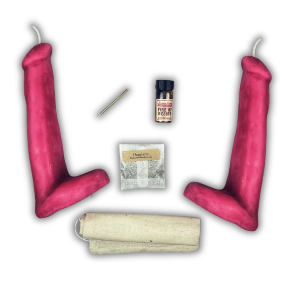 Sex Magick Candle Spell Kit - Phallus/Phallus