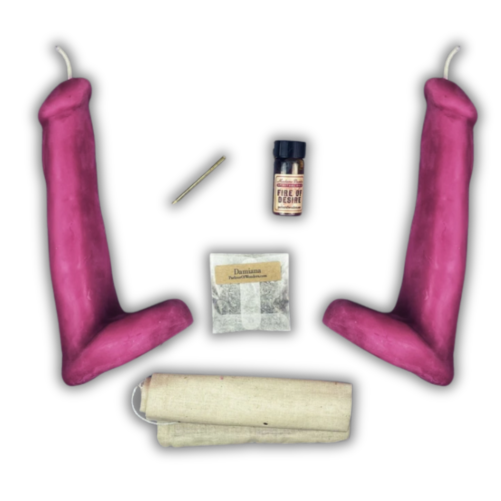 Sex Magick Candle Spell Kit - Phallus/Phallus