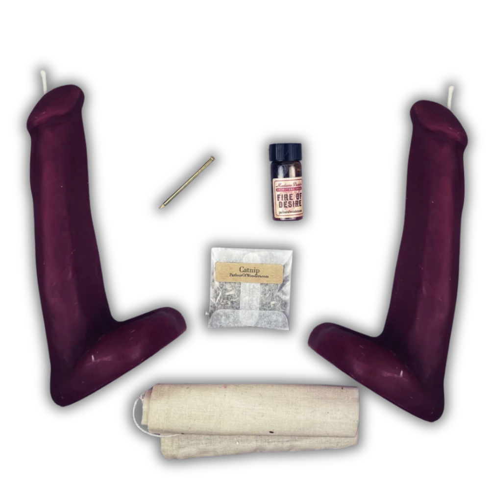 Sex Magick Candle Spell Kit - Phallus/Phallus