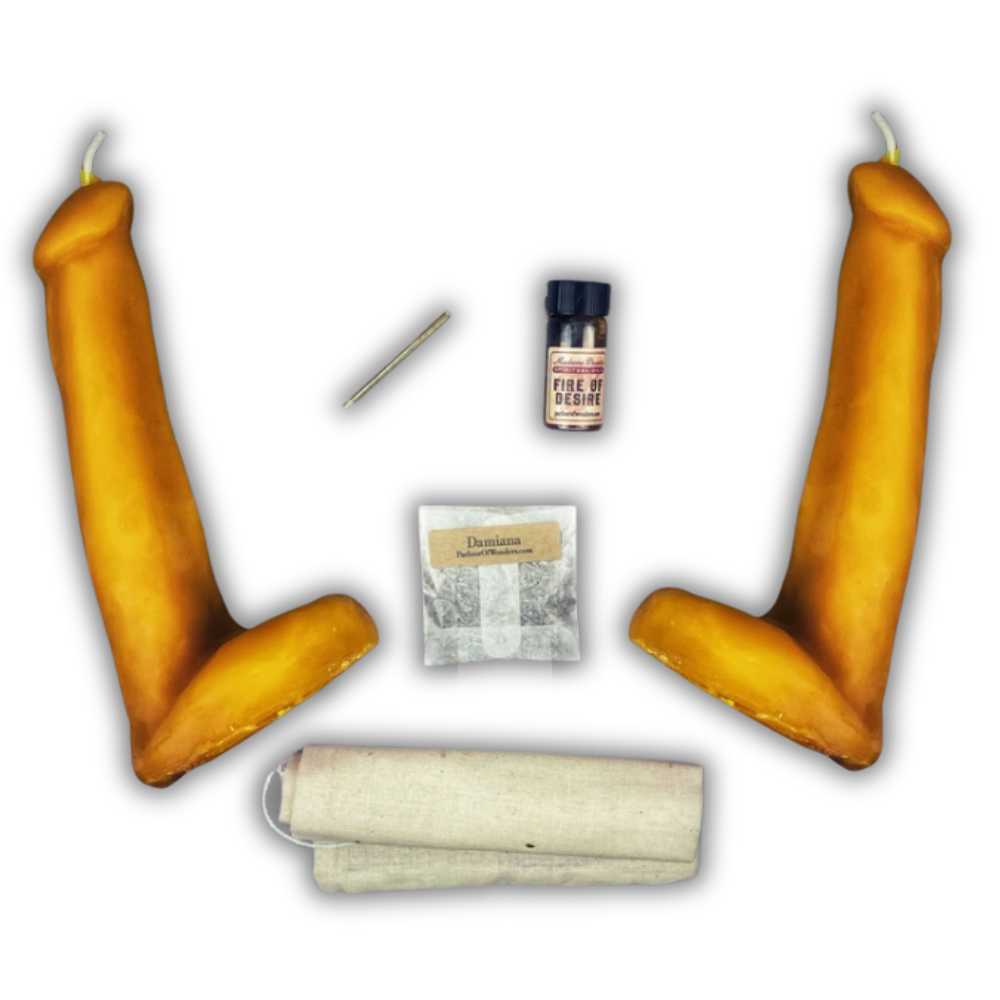 Sex Magick Candle Spell Kit - Phallus/Phallus