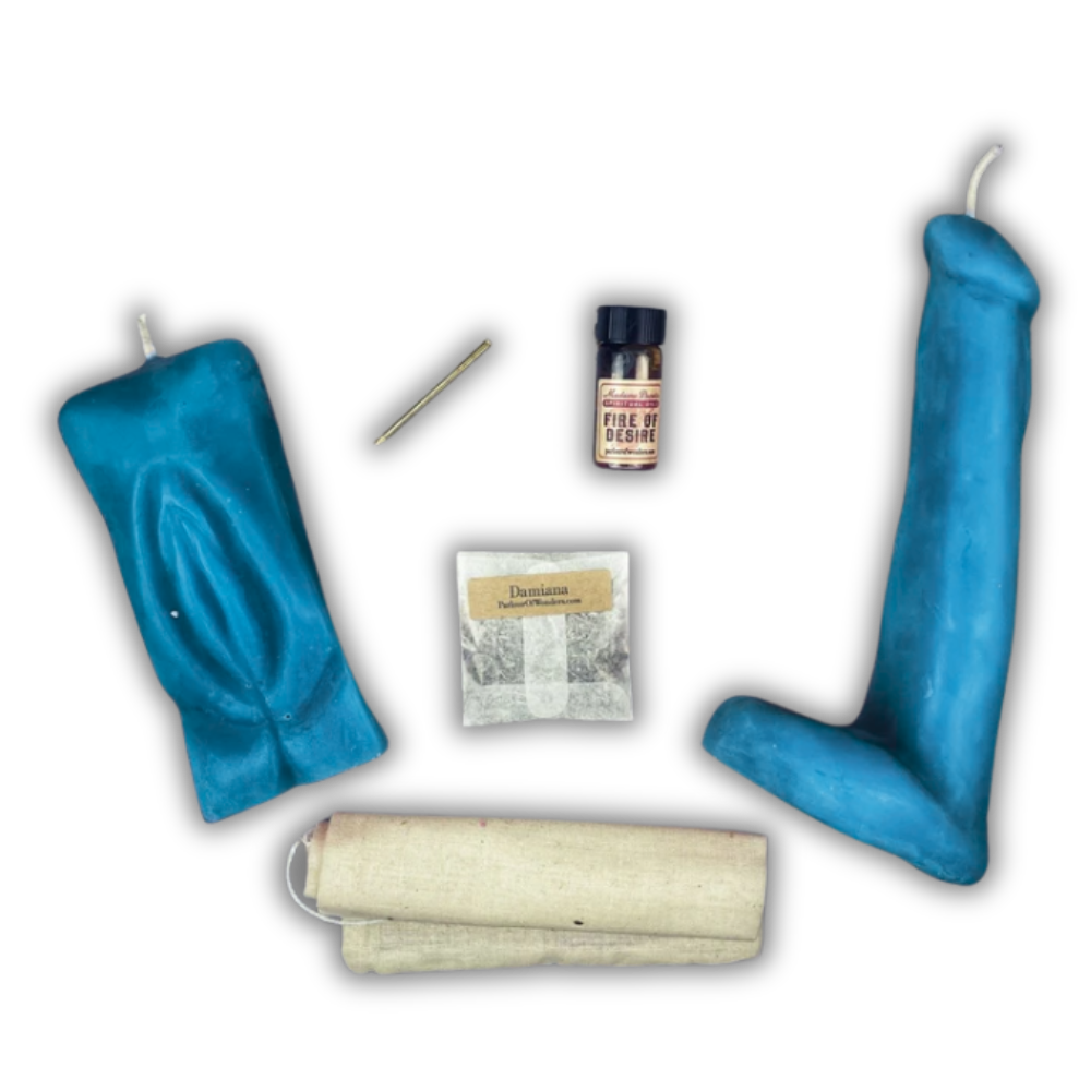 Sex Magick Candle Spell Kit - Yoni/Phallus