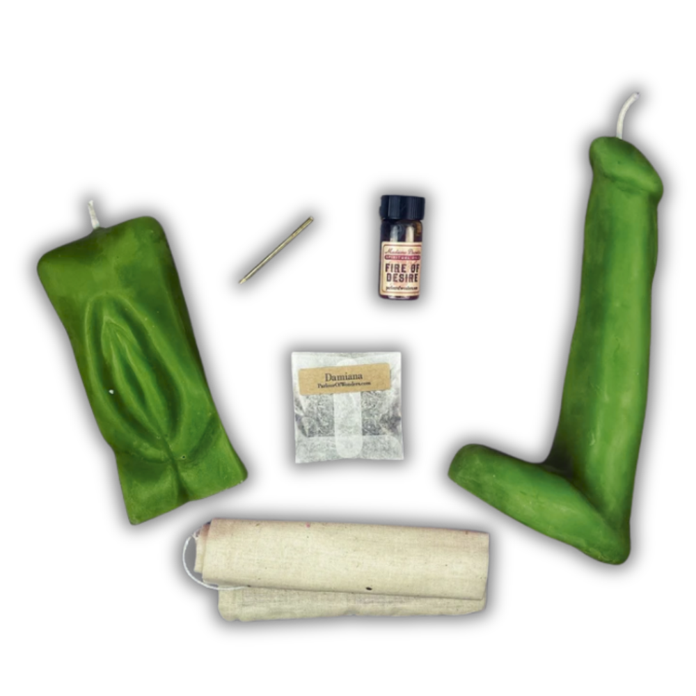 Sex Magick Candle Spell Kit - Yoni/Phallus