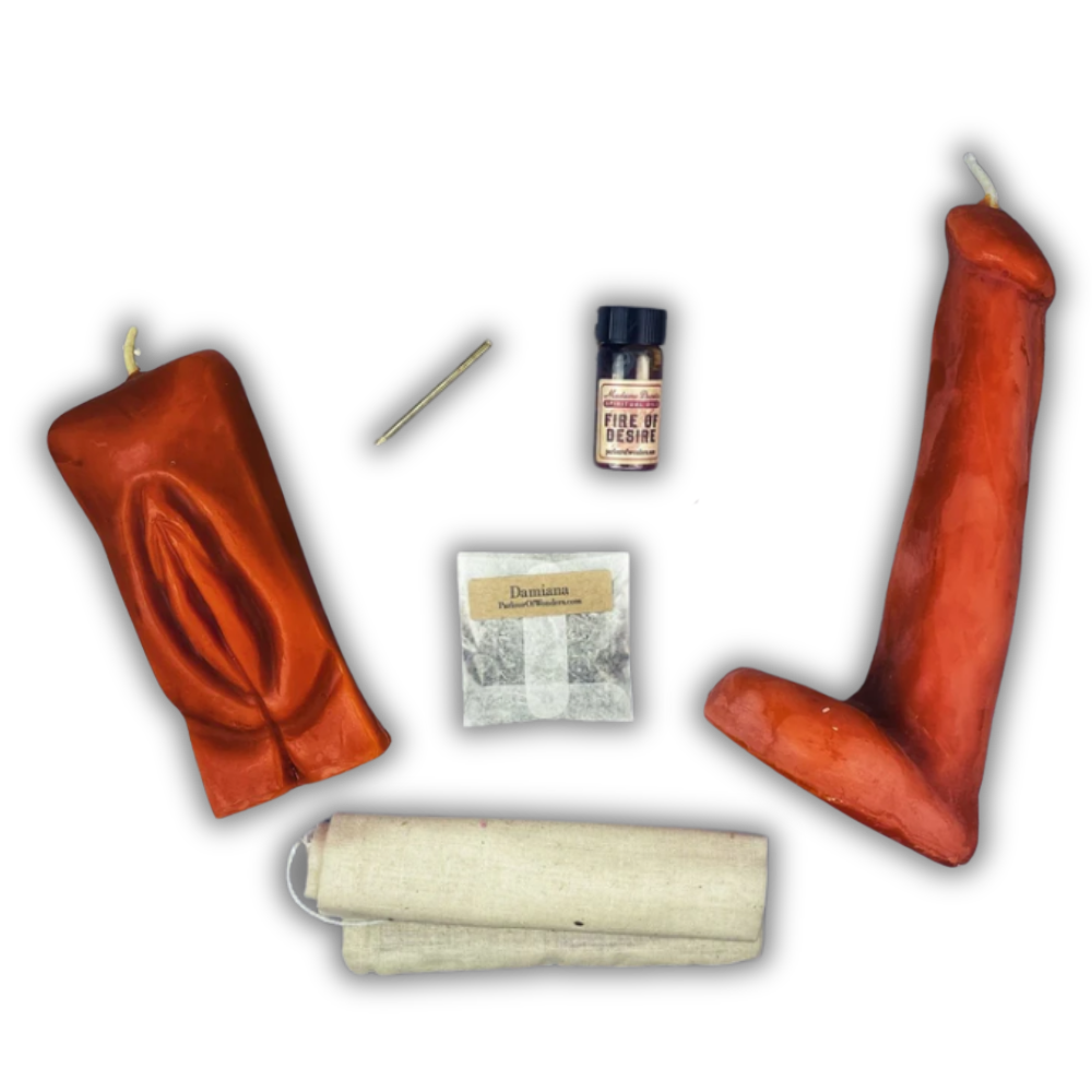 Sex Magick Candle Spell Kit - Yoni/Phallus
