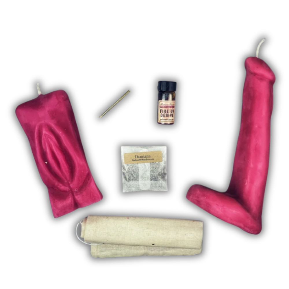 Sex Magick Candle Spell Kit - Yoni/Phallus