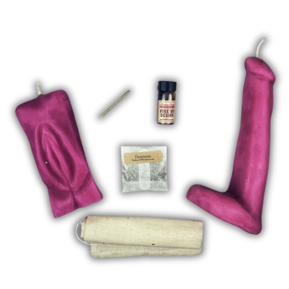 Sex Magick Candle Spell Kit - Yoni/Phallus