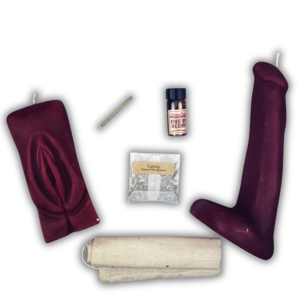 Sex Magick Candle Spell Kit - Yoni/Phallus