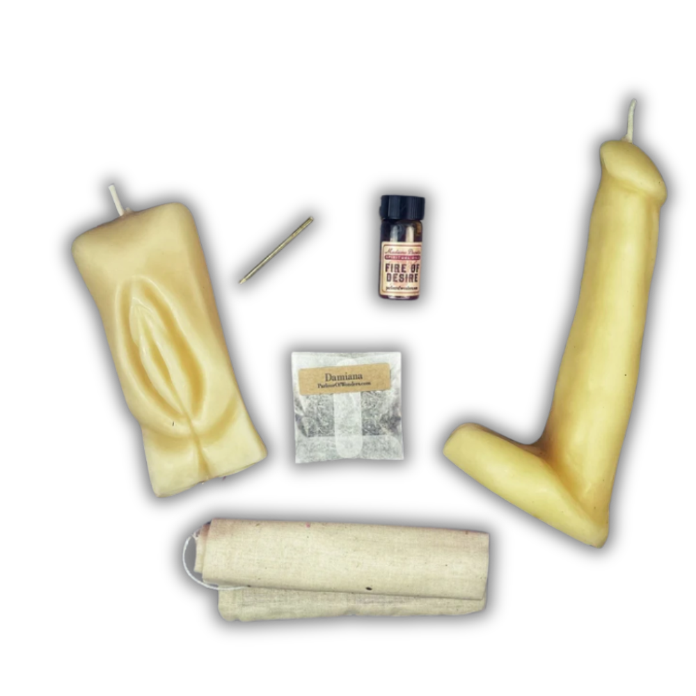 Sex Magick Candle Spell Kit - Yoni/Phallus