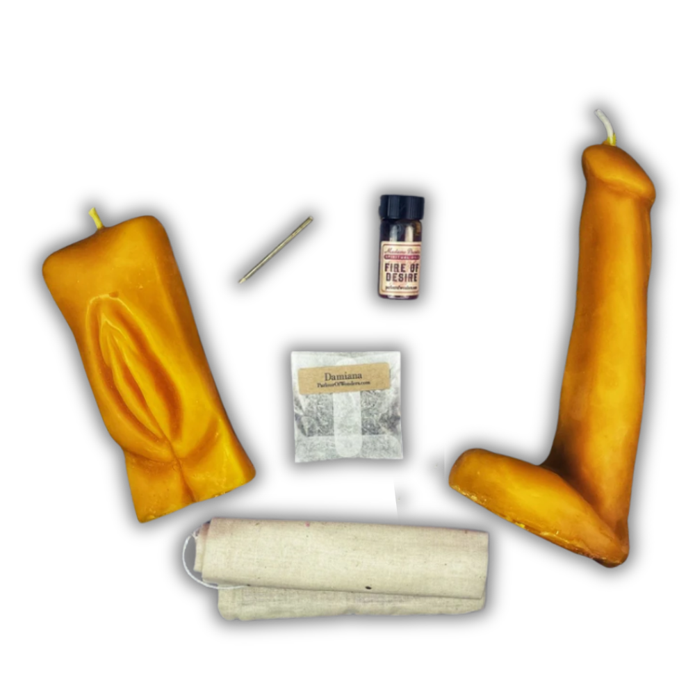 Sex Magick Candle Spell Kit - Yoni/Phallus