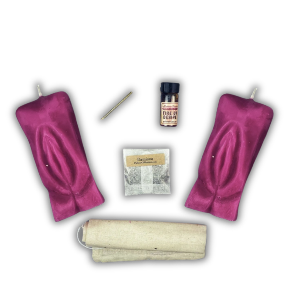 Sex Magick Candle Spell Kit - Yoni/Yoni