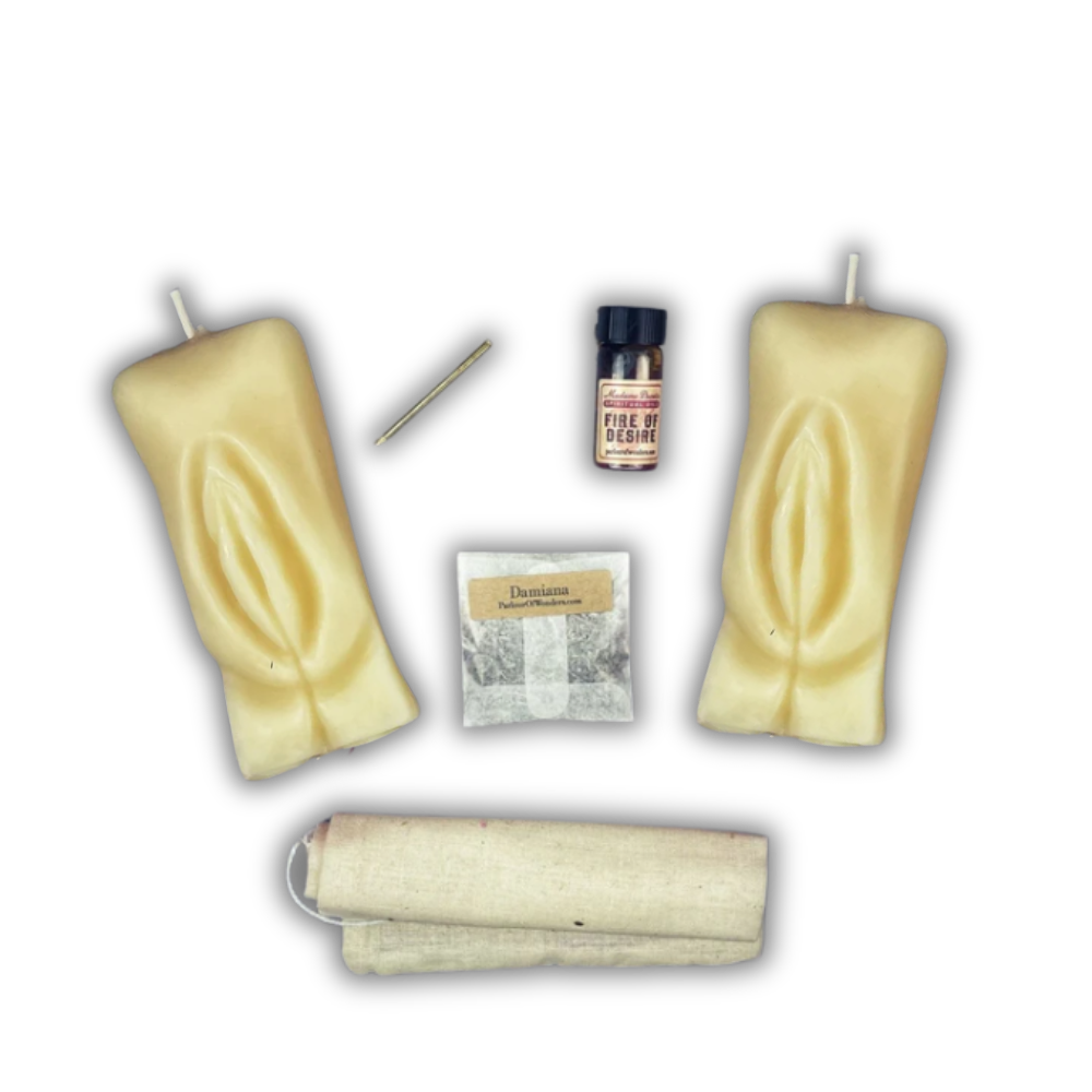 Sex Magick Candle Spell Kit - Yoni/Yoni