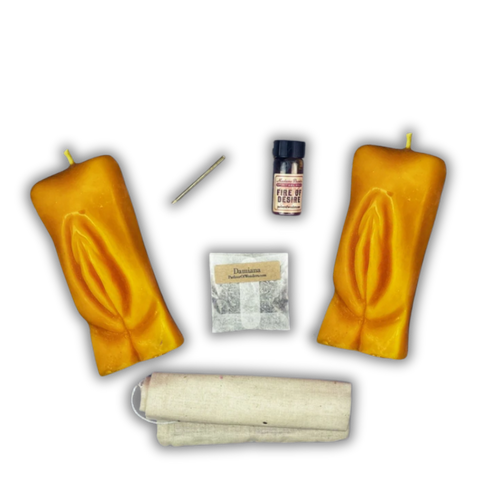 Sex Magick Candle Spell Kit - Yoni/Yoni